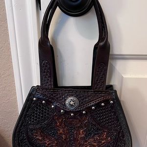 Little girls leather purse.